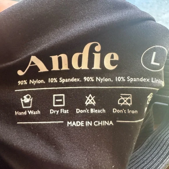 Andie Swim Montauk One Piece - Black - Picture 8 of 10